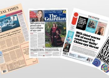 Titujt e Gazetave ne UK