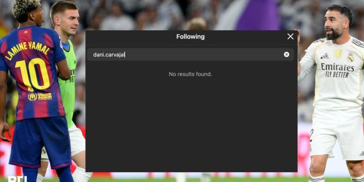 El Clasico sjell pasoja për Yamal, drejtuesit e Barçës do t’i kontrollojnë Instagramin…ndërkohë ka hequr nga miqtë Carvajal