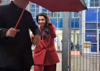 Dalin nga ambientet e GJKKO-s Belinda Balluku dhe dy vartësit e saj! Lihen në fuqi masat e sigurisë