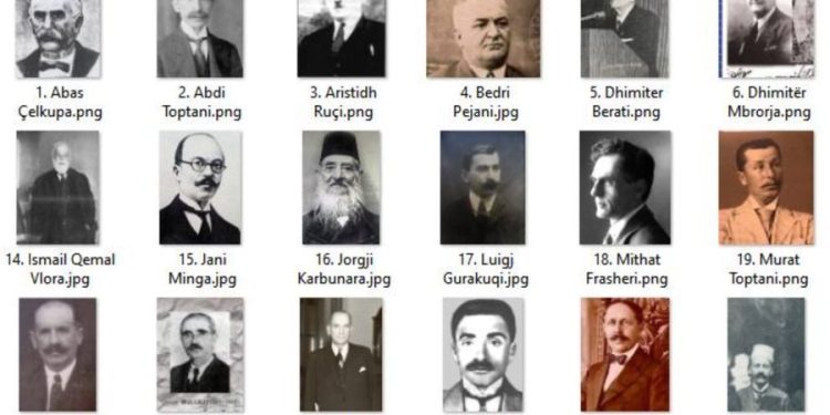 40 firmëtarët sipas renditjes alfabetike dhe idea për një panteon me varret e tyre