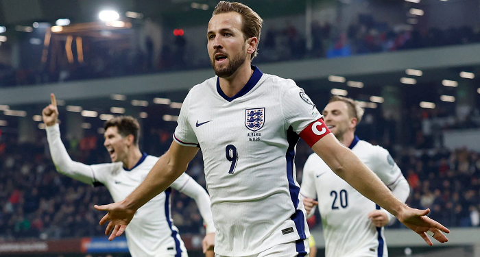 Harry Kane kalon Pelen në ndeshjen me Shqipërinë