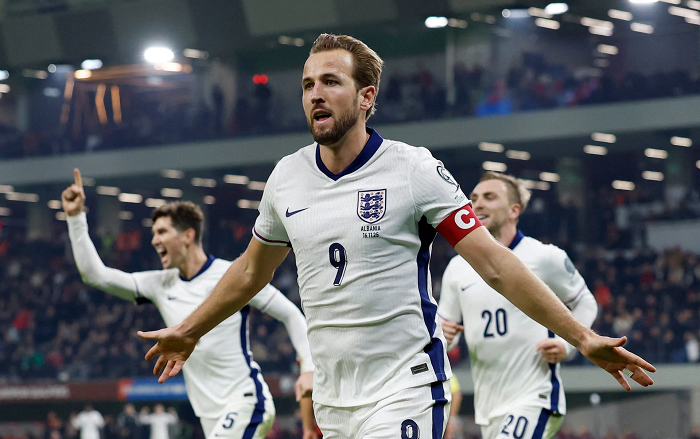 Harry Kane kalon Pelen në ndeshjen me Shqipërinë