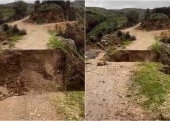 Shembet ura që lidhte tre fshatra në zonën e Delvinës, izolohen tërësisht banorët
