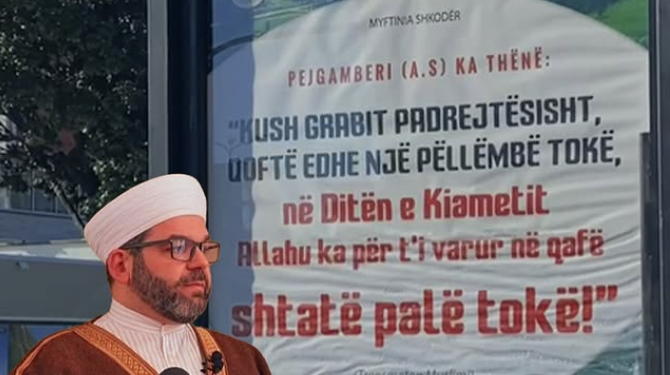Përplasjet për pronën, myftiu i Shkodrës sulmon drejtorin e policisë: Një rrugaç me pushtet