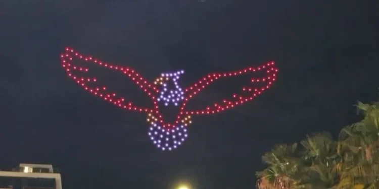 Festa e Flamurit, spektakël dronësh në qiellin e Vlorës