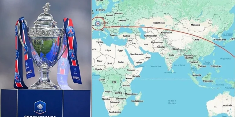 Kjo ndodh vetëm në Kupën e Francës: Klubi udhëton 36,000 kilometra për të luajtur ndeshjen si mysafir