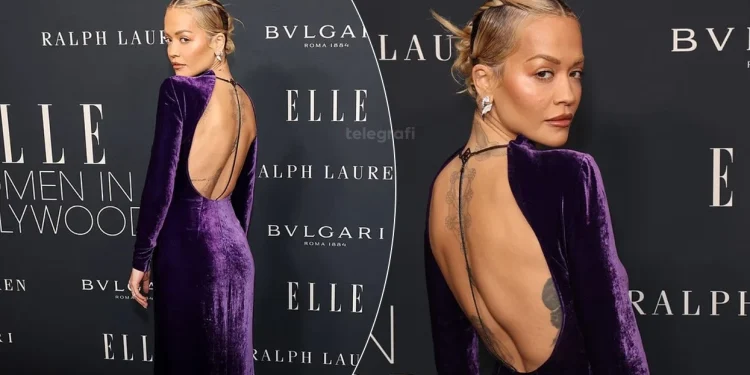Rita Ora shndërron tatuazhet në pjesë të modës në daljen e saj të fundit në Hollywood
