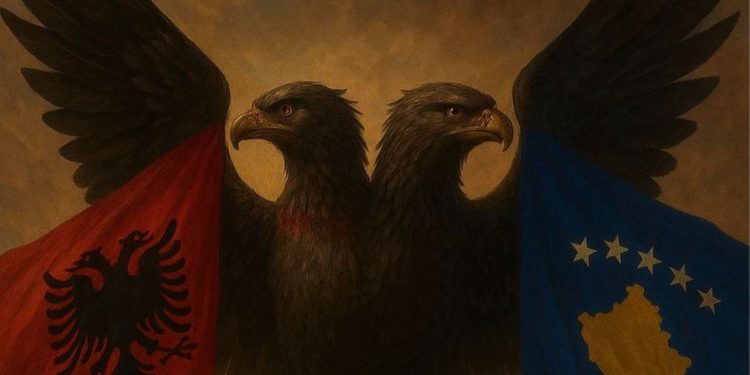 Rama uron dy Kombëtaret me shqiponjën dy krenare