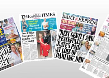 Titujt e Gazetave në UK