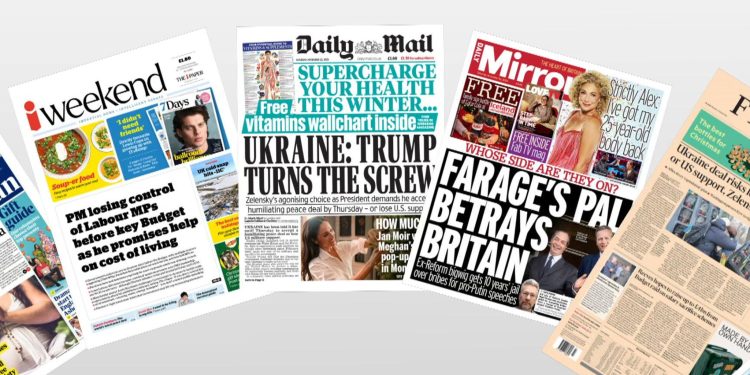 Titujt e Gazetave në UK