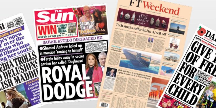 Titujt e Gazetave ne Uk