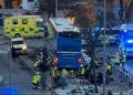 Stokholm, autobusi përplaset në qendër të qytetit, plagosen disa persona