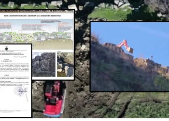 Gërmimet me buldozer në Parkun Arkeologjik në Finiq/ Akreologu: Skandal! Ministria: Është restaurim