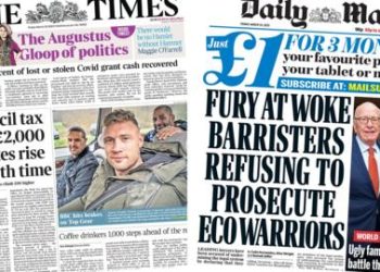 Titujt e Gazetave në UK