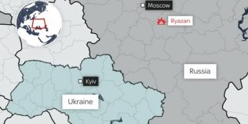 Dronët e Ukrainës godasin rajonin Ryazan të Rusisë