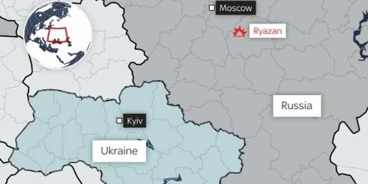 Dronët e Ukrainës godasin rajonin Ryazan të Rusisë