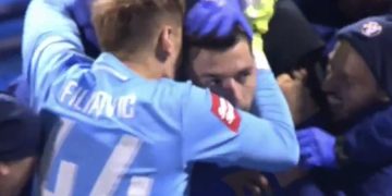 VIDEO/ Arbër Hoxha harron dëmtimin dhe shënon golin vendimtar për Dinamon kundër rivalit historik