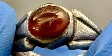 ​Unaza romake 1500-vjeçare me lepur u zbulua në Murin e Hadrianit në Britani