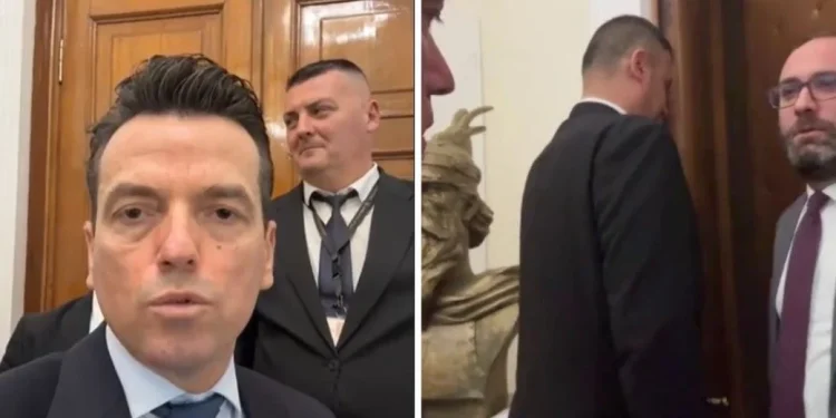 Shehaj nuk largohet nga dera e Këshillit të Mandateve, Bardhi del nga mbledhja dhe e informon për diskutimet, deputeti i PD: Nuk pranojnë të…