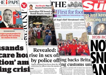 Titujt e Gazetave në UK