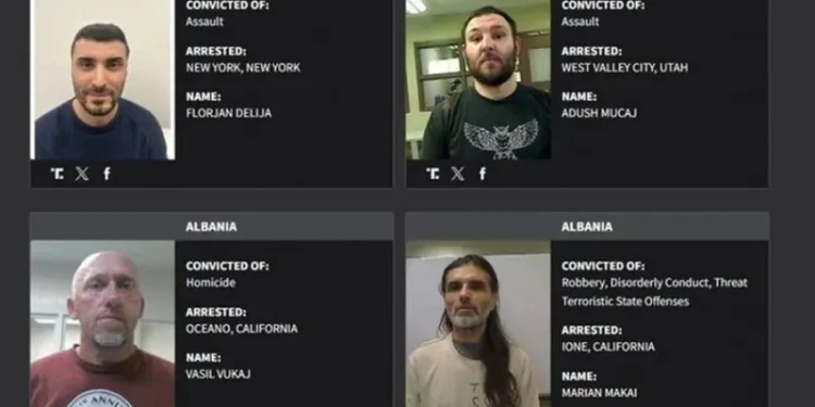 SHBA publikon listën e të rrezikshmëve në pranga, mes tyre 6 shqiptarë