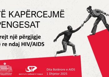 ISHP: 125 raste të reja me HIV në 2025, më të prekur meshkujt dhe grupmosha 35-44 vjeç