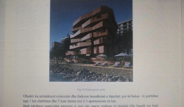 Qeveria jep leje për të ndërtuar pallat 8 katësh brenda detit në Sarandë