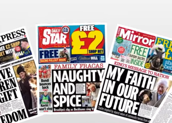 Titujt e Gazetave në UK