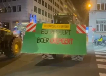 Protesta e fermerëve zhvendoset në Belgjikë