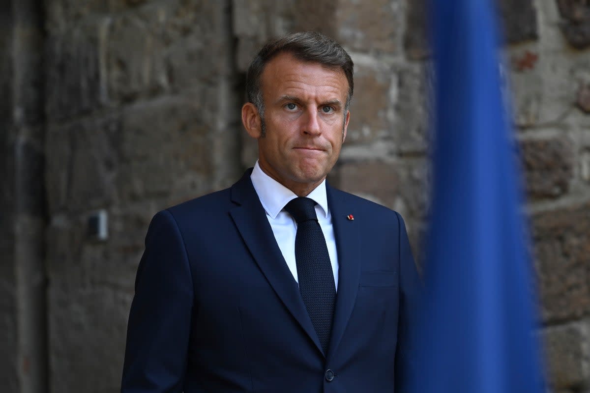 Foto nga arkivi - Emmanuel Macron iu bashkua thirrjeve për lirimin e Suu Kyi (Të drejtat e autorit 2025 The Associated Press. Të gjitha të drejtat e rezervuara.)
