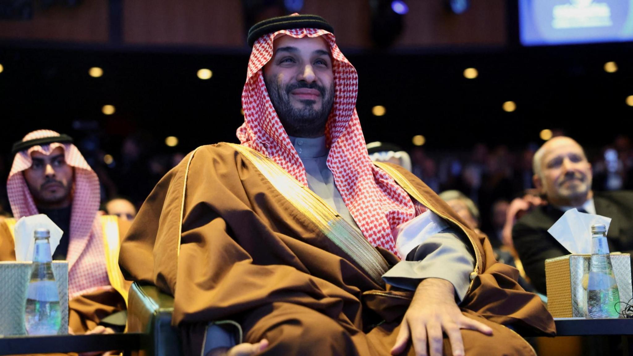 Princi i Kurorës Mohammed bin Salman i Arabisë Saudite merr pjesë në Forumin e Investimeve SHBA-Saudite në Uashington DC, (19 nëntor 2025)