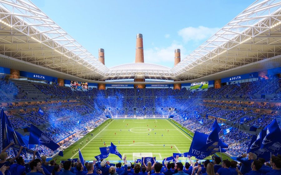 Një stadium me 12 oxhakë, klubi anglez sheh nga e kaluara për
