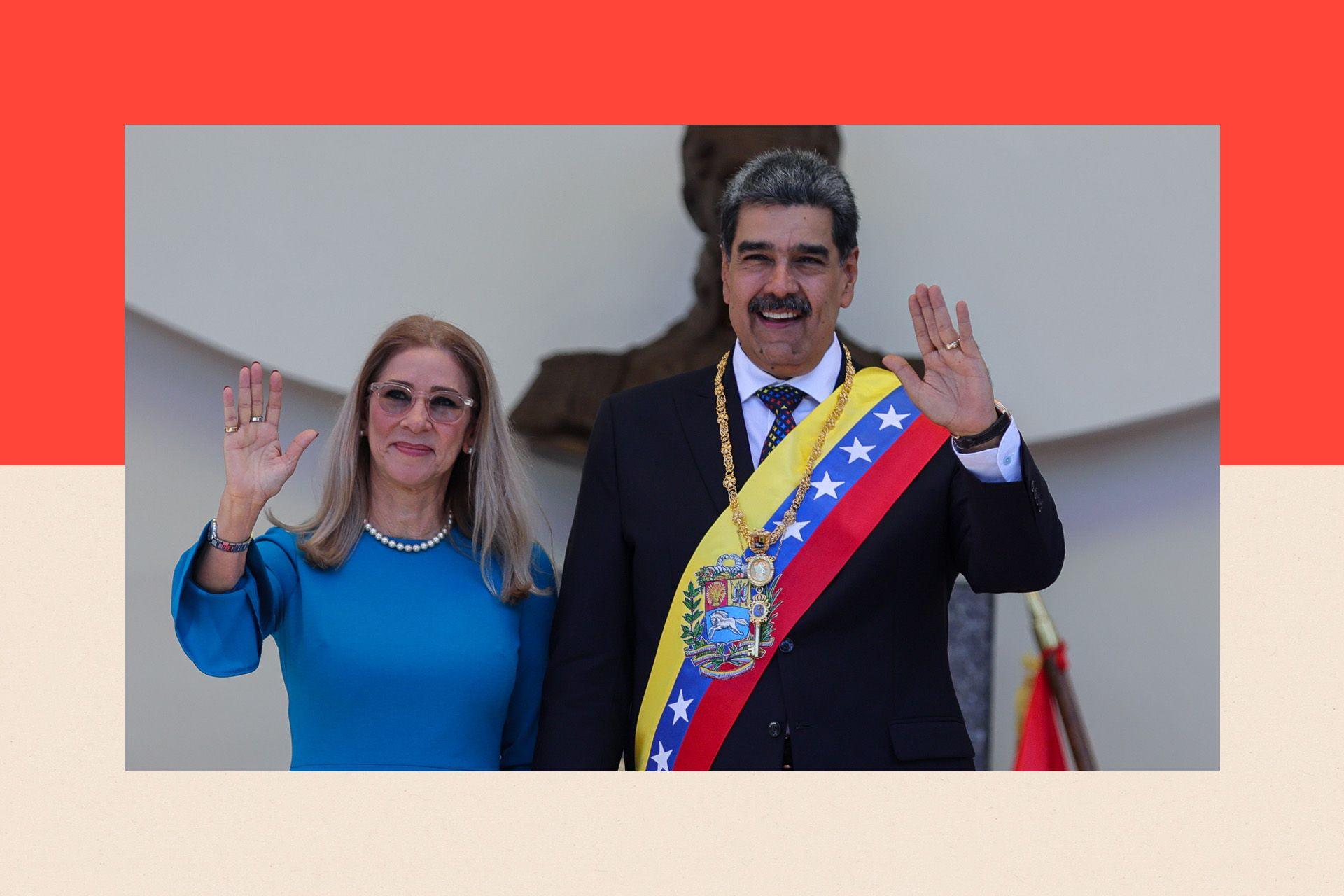 Presidenti i Venezuelës, Nicolas Maduro, dhe gruaja e tij, Cilia Flores